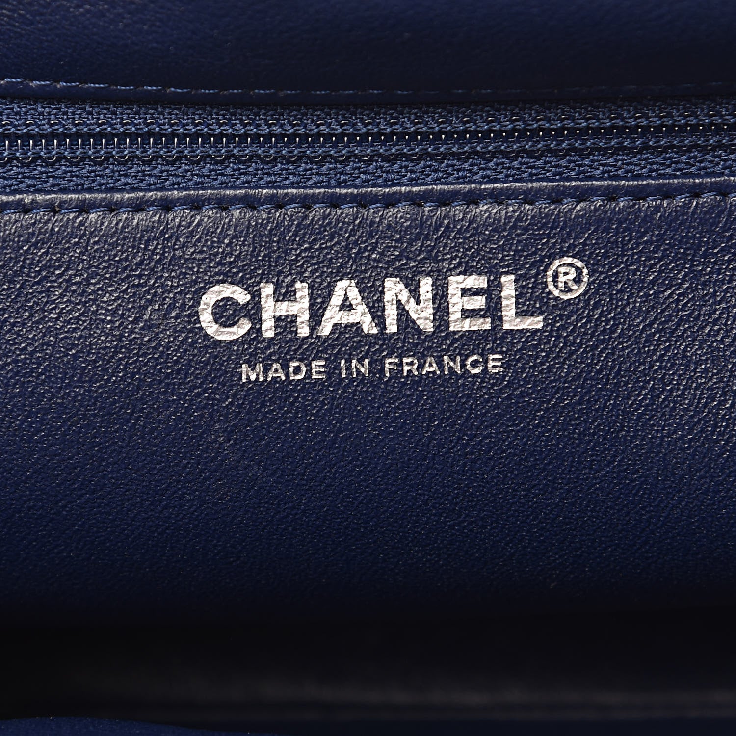 Chanel Velvet Quilted Kiss Lock Evening Bag Blue 6 of 12