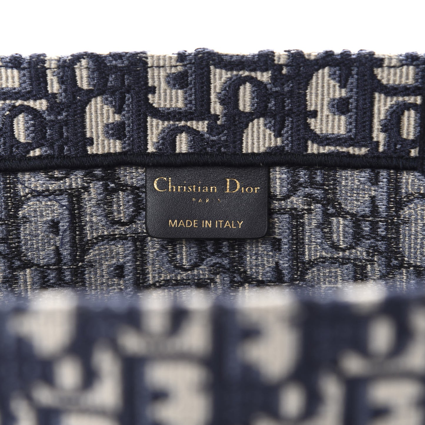 Oblique Medium Book Tote Blue Multicolor