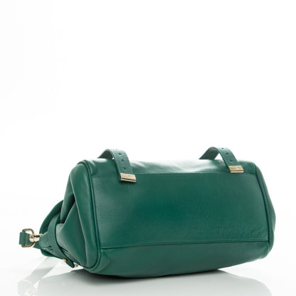 Mulberry Micrograin Calfskin Lizard Printed Medium Alexa Emerald 4 of 10