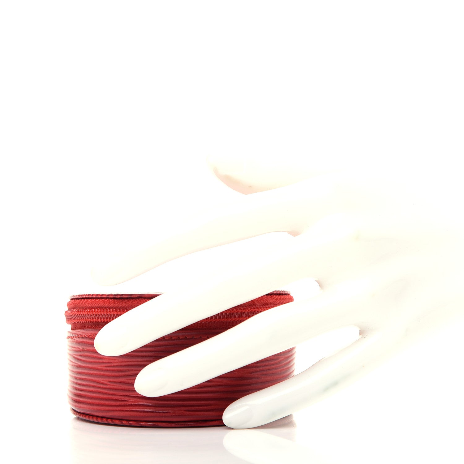 Louis Vuitton Epi Ecrin Bijoux 10cm Jewelry Box Case Red 2 of 7