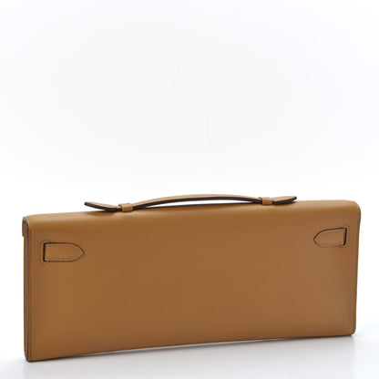 Hermes Swift Kelly Cut Clutch Pochette Sesame 2 of 10