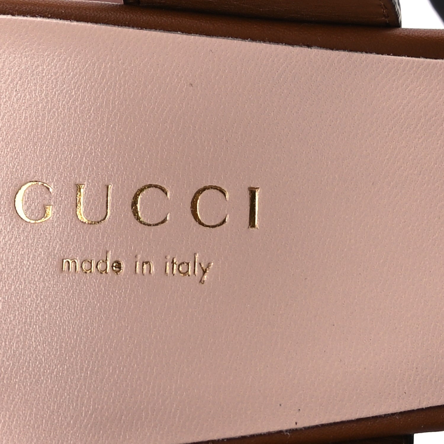 Gucci Cosmos Softy Calfskin Wooden InterLocking G Cut-Out 30/120mm Platform Sandals 37  Cuir 8 of 9