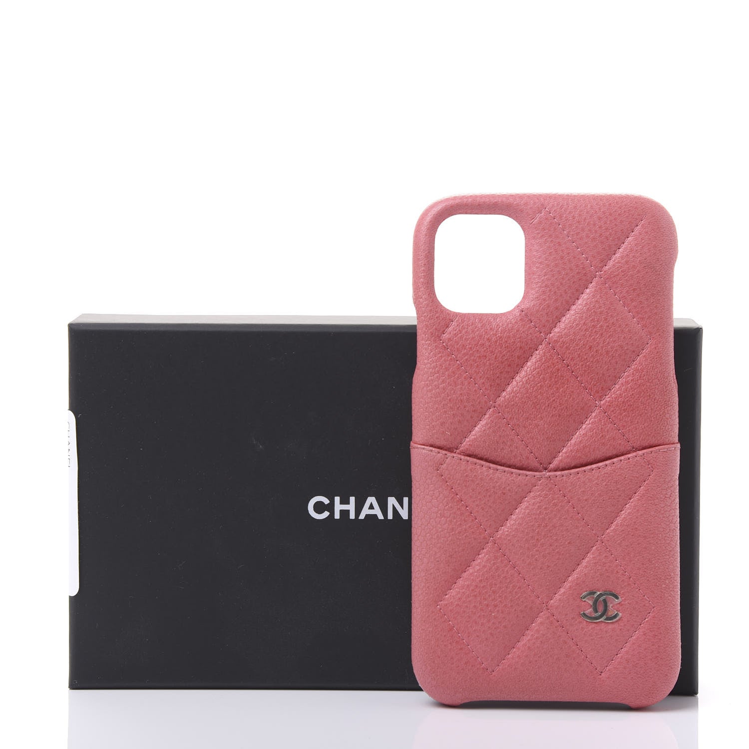 Chanel Caviar Quilted iPhone 11 Tech Case Pink 11 of 11
