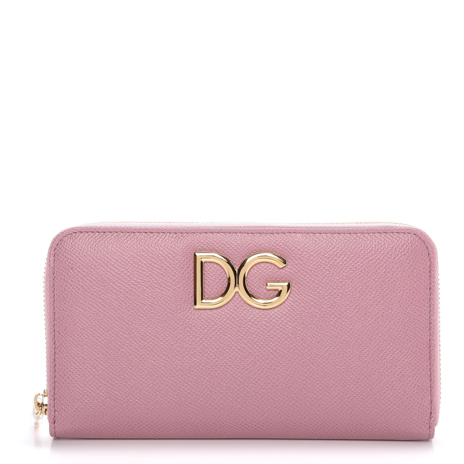 Dolce & Gabbana Dauphine Zip Around Wallet Pink 1 of 10