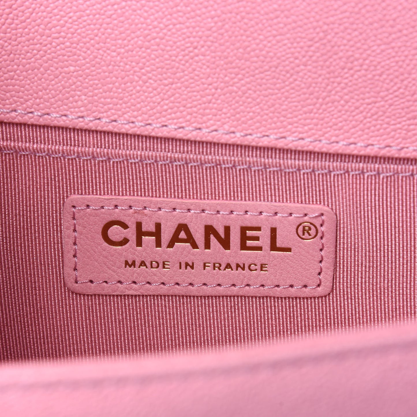 Caviar Quilted Small Boy Flap Pink