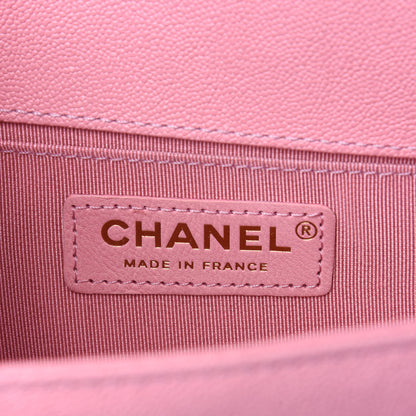 Chanel Caviar Quilted Small Boy Flap Pink 6 of 12