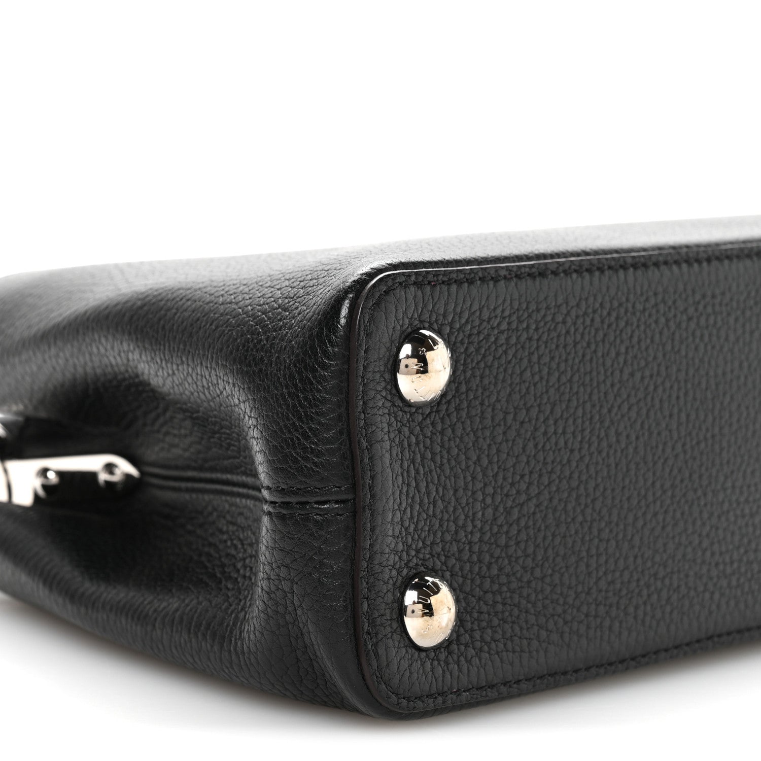 Louis Vuitton Taurillon Capucines BB Black Fuchsia 9 of 11