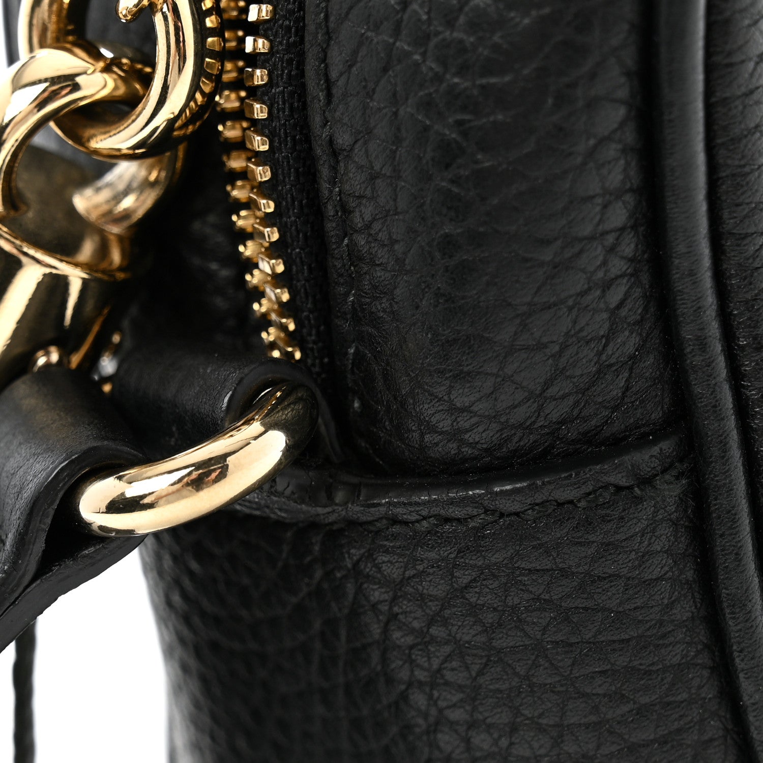 Gucci Pebbled Calfskin Small Soho Disco Bag Black 12 of 12