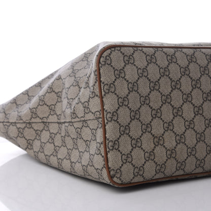 Gucci Soft GG Supreme Monogram Medium Crossbody Tote Beige Cuir 11 of 12