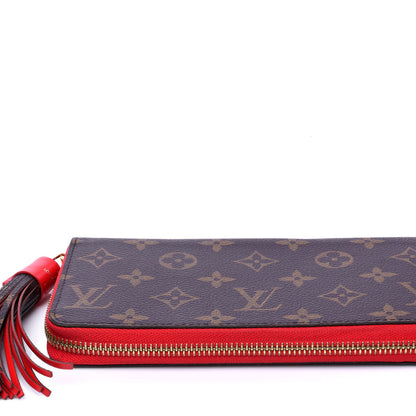 Louis Vuitton Monogram Pompon Zippy Wallet Coquelicot 7 of 7