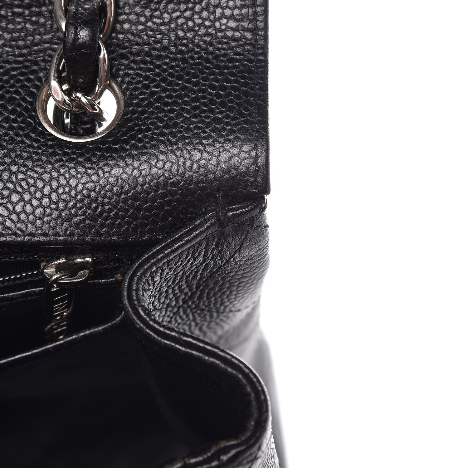 Chanel Caviar Quilted Maxi Single Flap Black 12 of 12