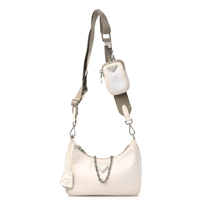 Prada Nylon Re-Edition 2005 Shoulder Bag Cornflower 1 of 17