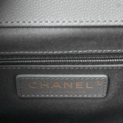 Chanel Caviar Quilted Medium Business Affinity Flap Grey 6 of 11