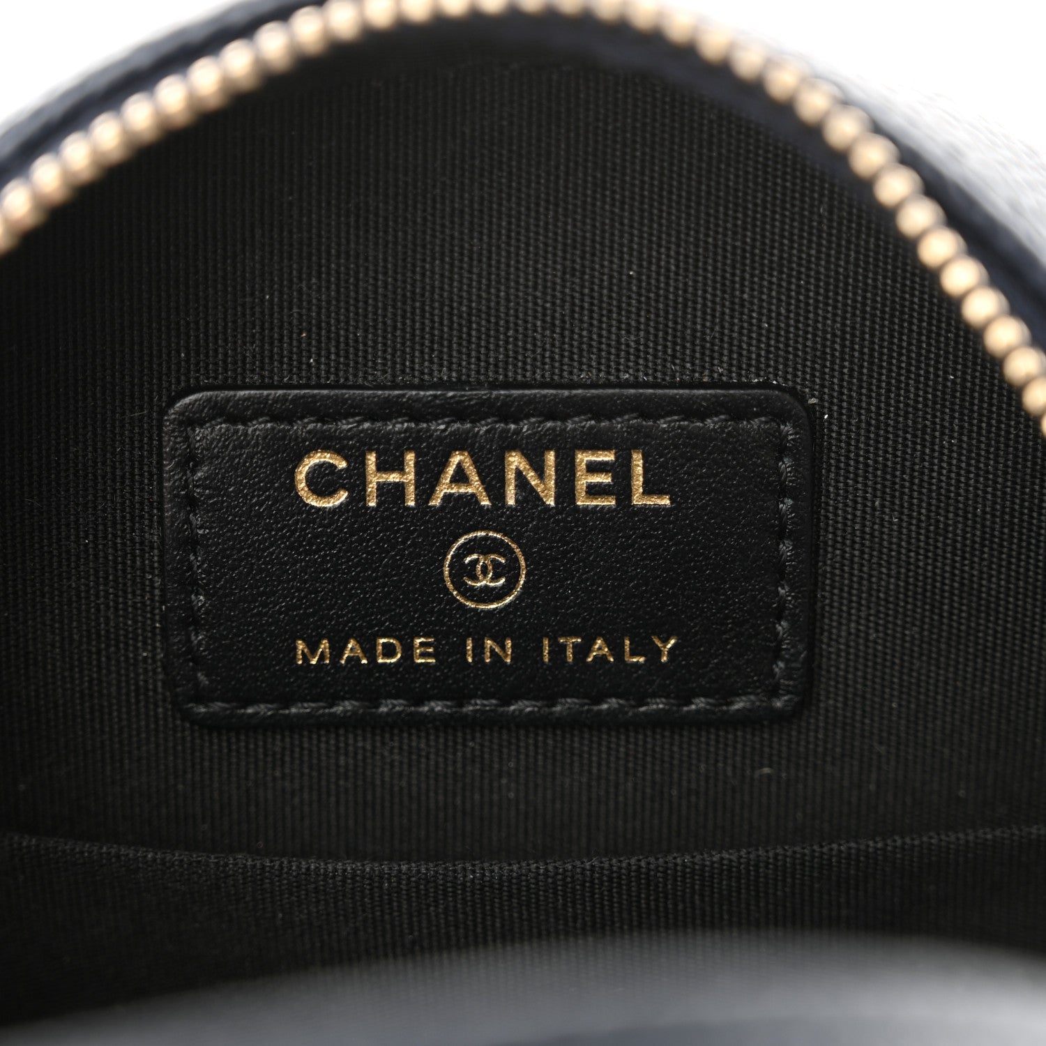 Chanel Caviar Quilted Round Filigree Crossbody Navy Black 6 of 7