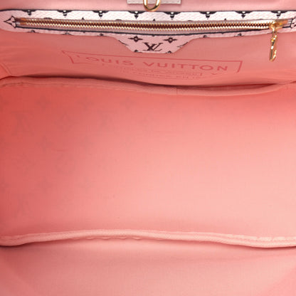 Louis Vuitton Monogram Giant Neverfull MM Rouge 5 of 9