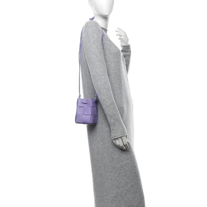 Bottega Veneta Nappa Maxi Intrecciato Mini Cassette Bucket Bag Wisteria 2 of 7
