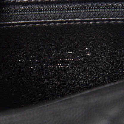 Chanel Caviar Lizard Quilted Mini Coco Handle Flap Black 4 of 7