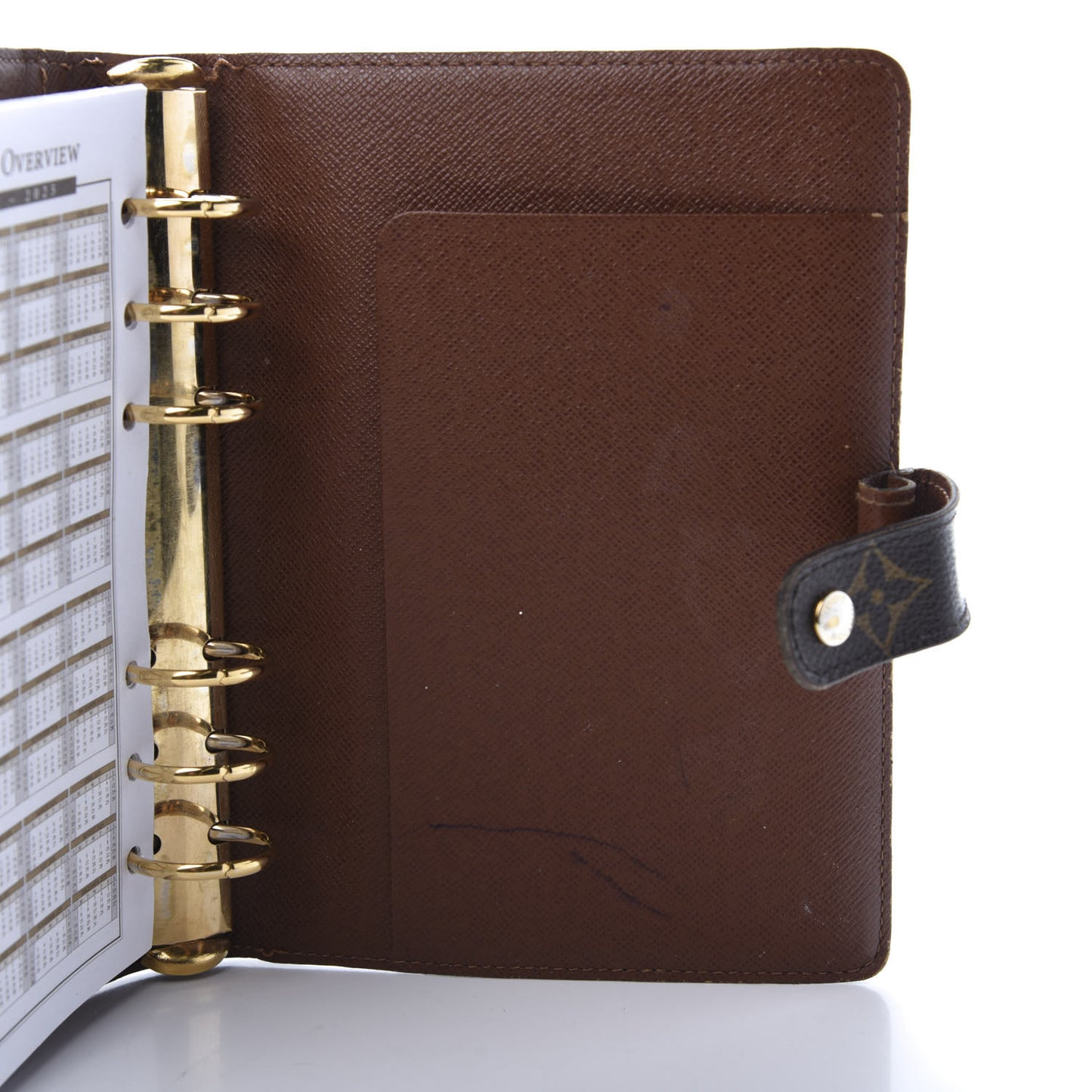 Monogram Medium Ring Agenda Cover