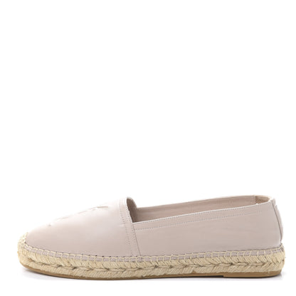 Saint Laurent Nappa Monogram Espadrilles 39 Rose Poudre 1 of 9