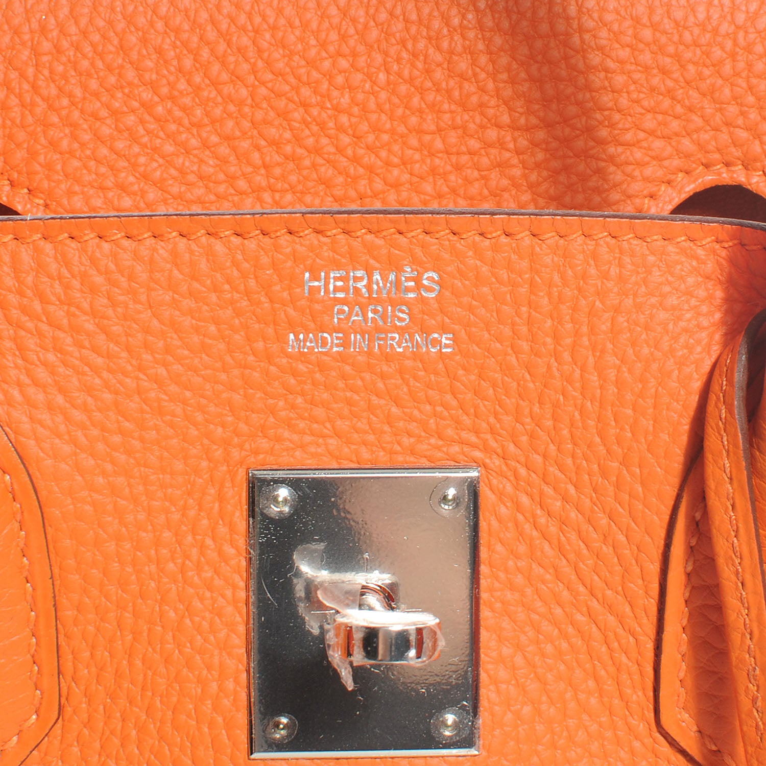 Hermes Togo Birkin 35 Orange 7 of 9