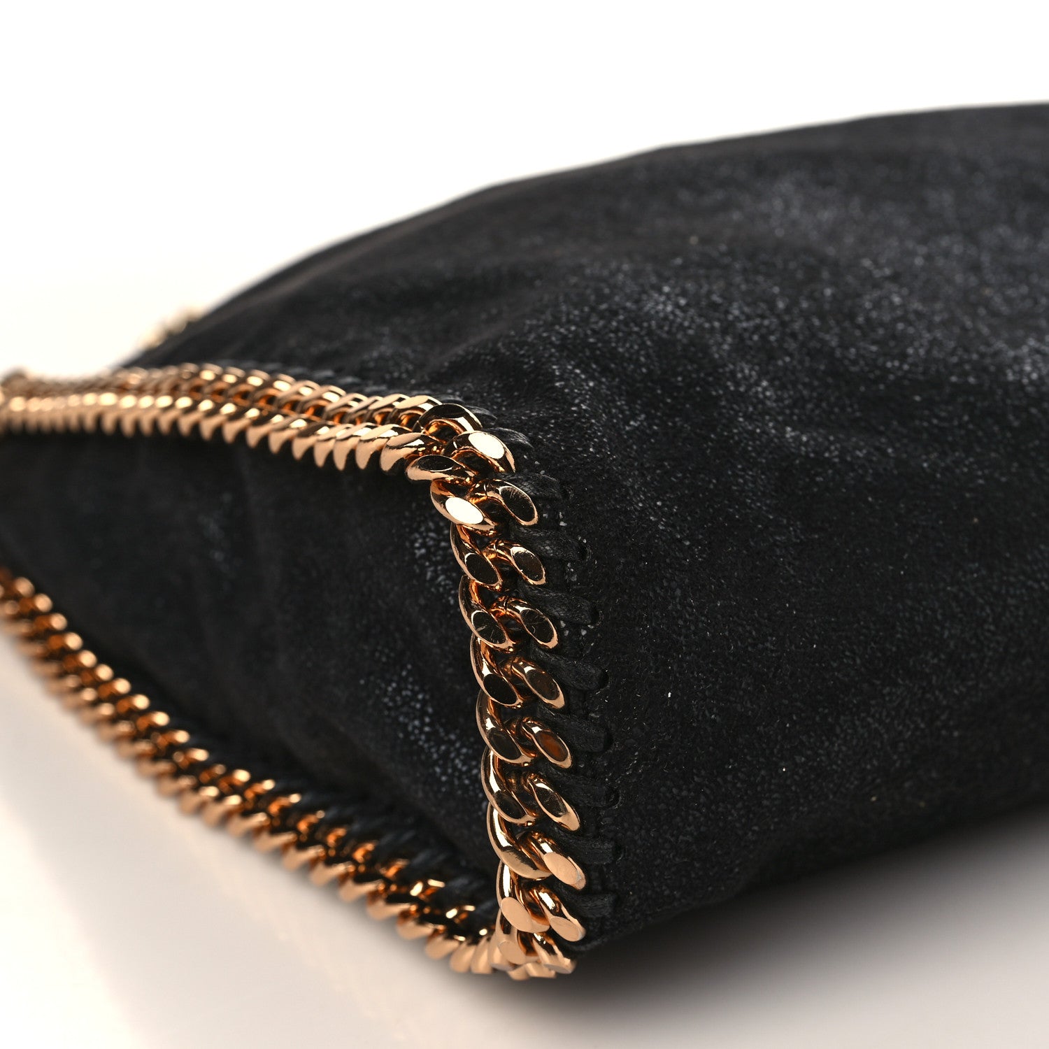 Stella McCartney Shaggy Deer Falabella Fold Over Tote Black 7 of 8