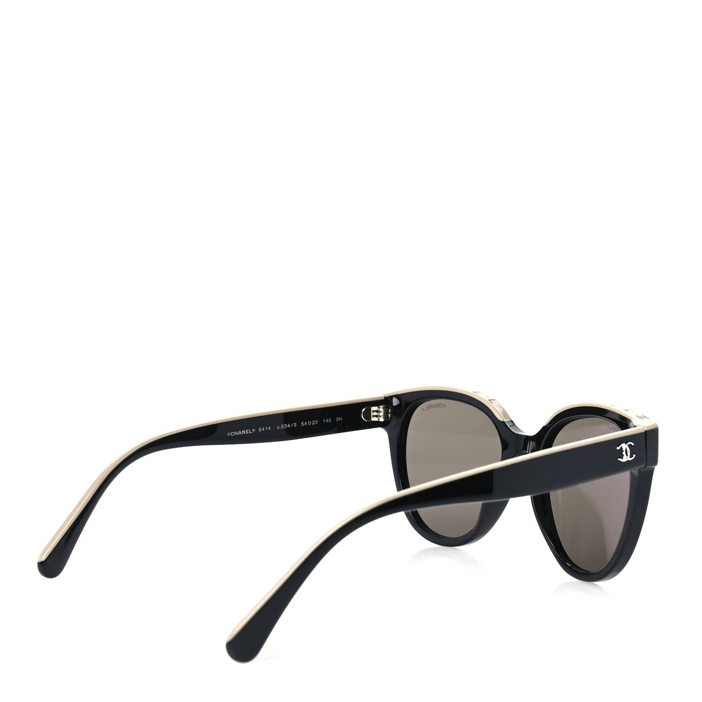 Acetate CC Butterfly Sunglasses 5414 Black Beige