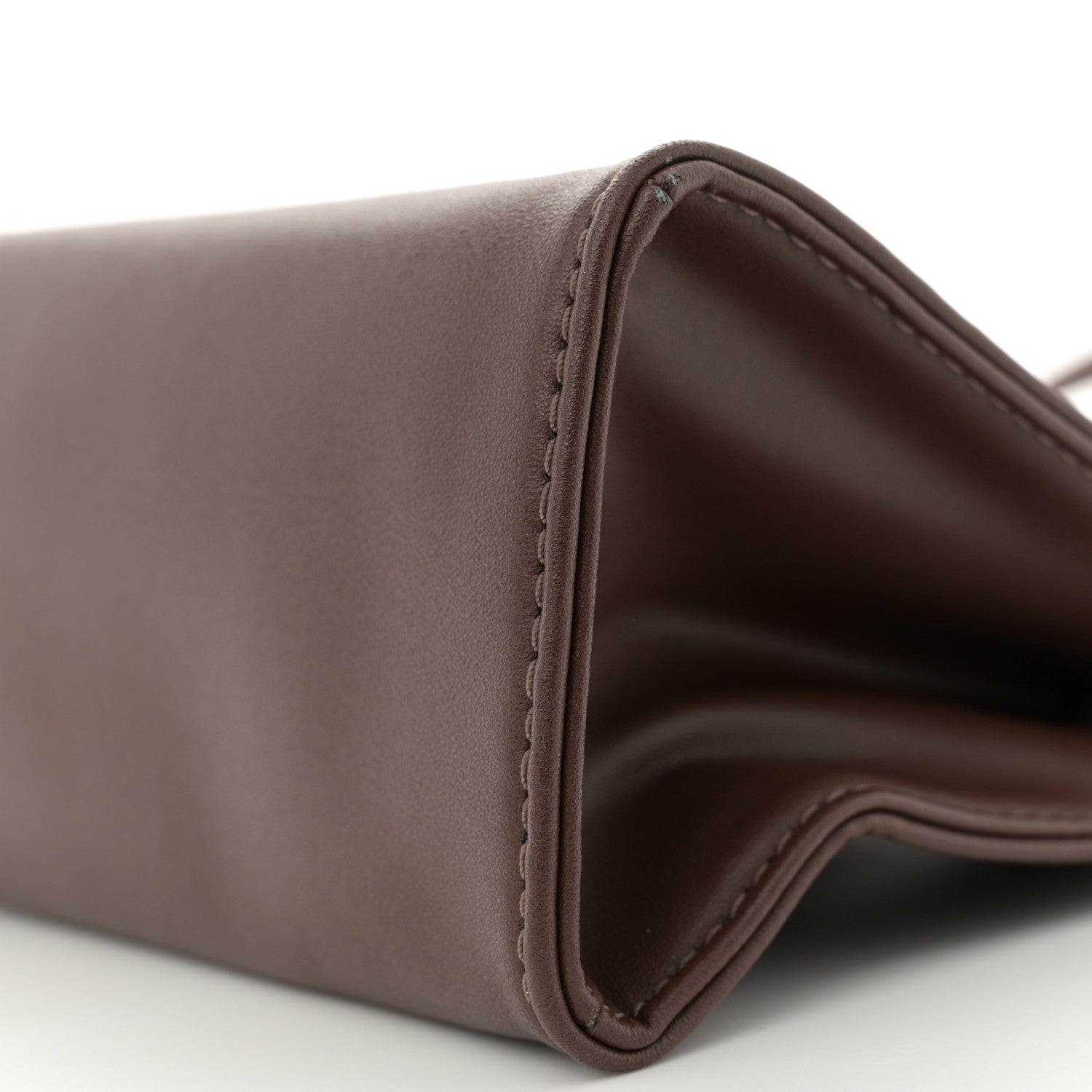 Telfar Vegan Leather Small Shopping Bag Chocolate 9 of 11