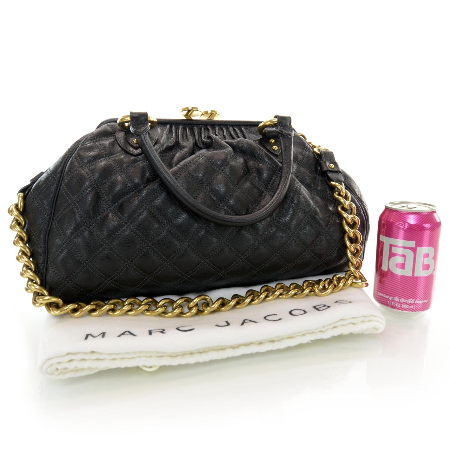 Marc Jacobs Quilted Leather Stam Black 2 of 7
