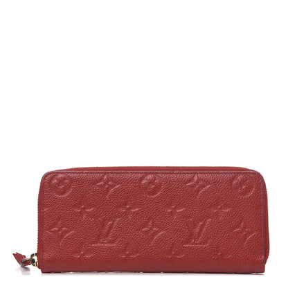 Louis Vuitton Empreinte Clemence Wallet Cherry 1 of 6