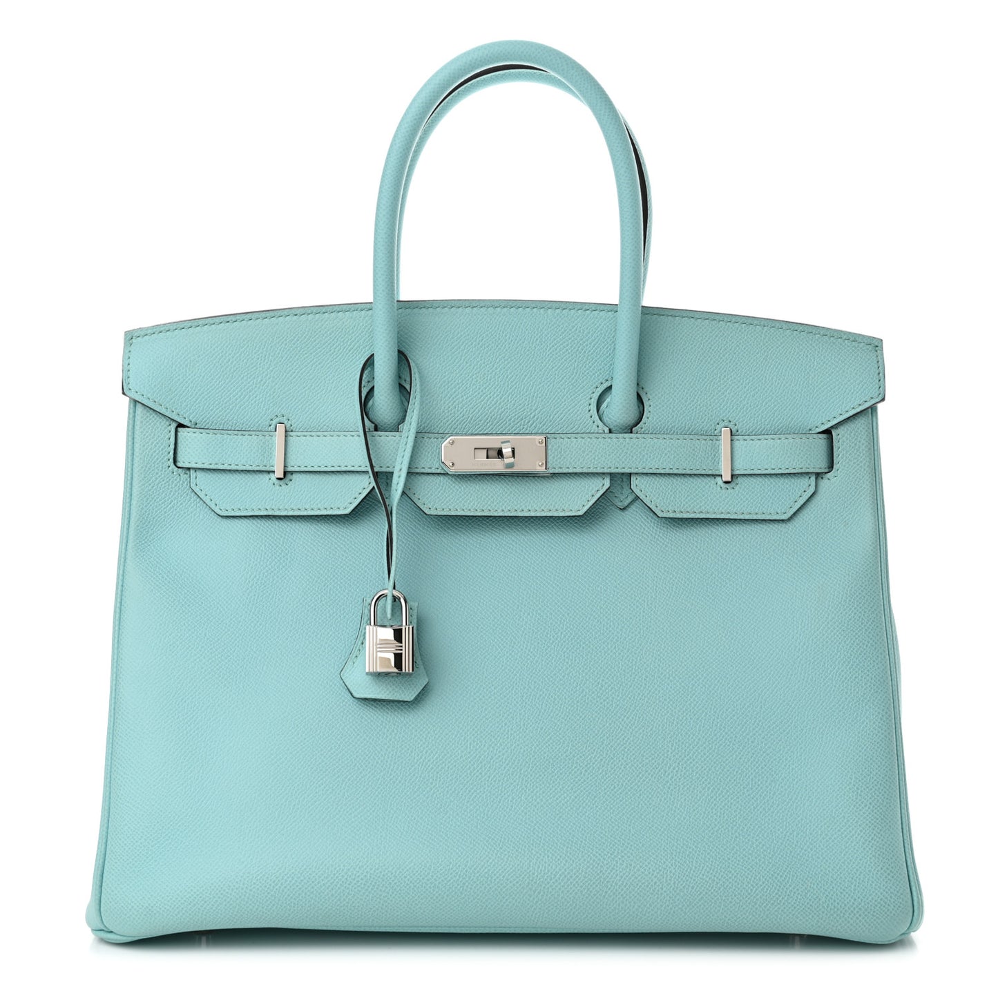 Epsom Birkin 35 Bleu Atoll