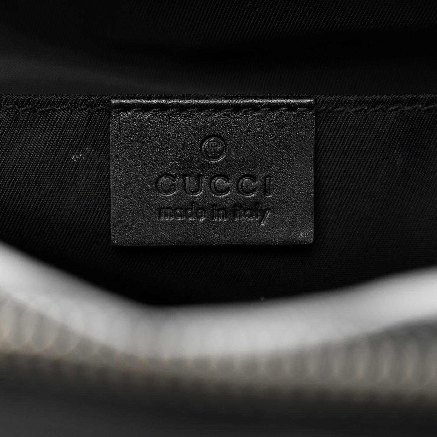 GG Supreme Monogram Toiletry Case Black Grey