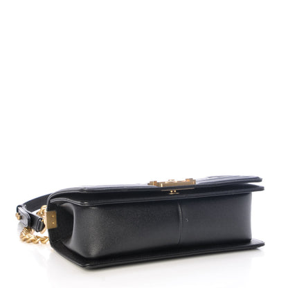 Chanel Caviar Quilted Medium Boy Flap Black 4 of 7