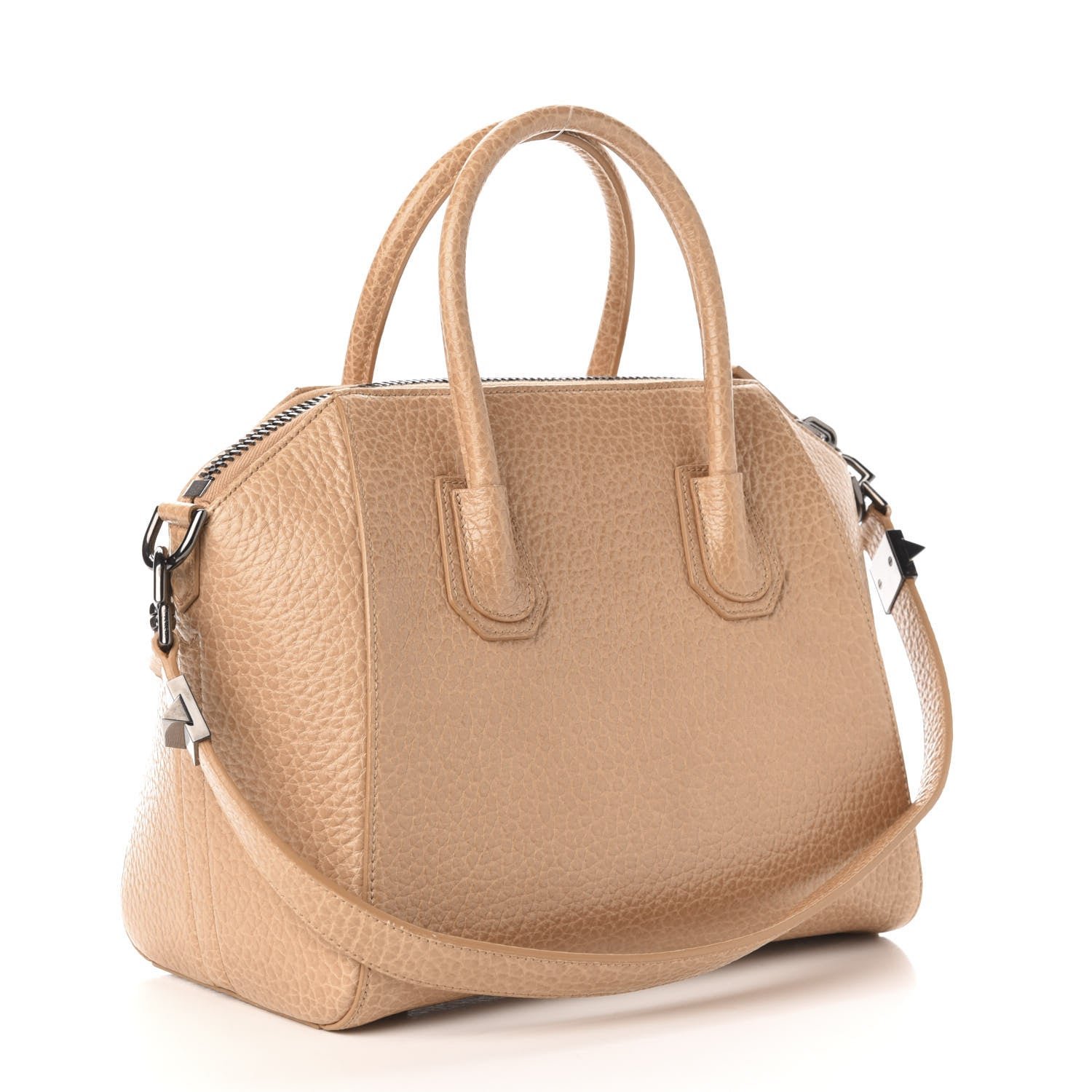 Givenchy Pebbled Calfskin Small Antigona Light Brown 3 of 10