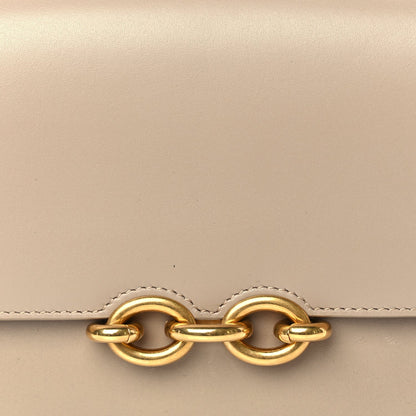 Saint Laurent Smooth Calfskin Le Maillon Satchel Beige 6 of 8