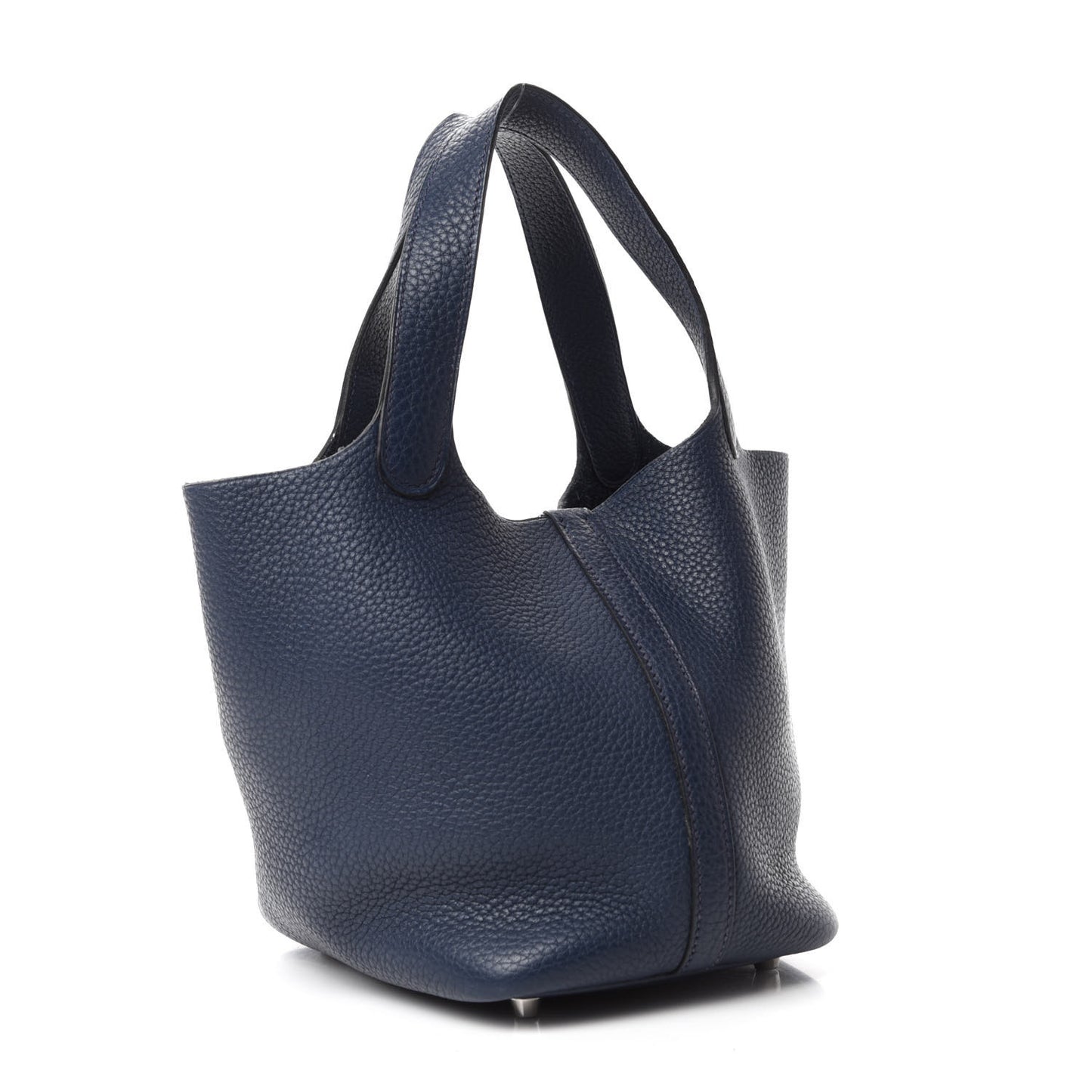 Taurillon Clemence Picotin Lock 18 PM Bleu Abysse