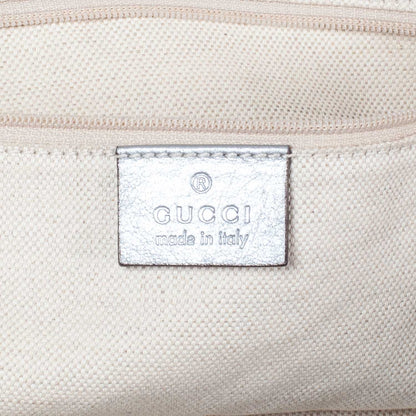 Gucci Metallic Guccissima Medium Sukey Boston Silver 7 of 8