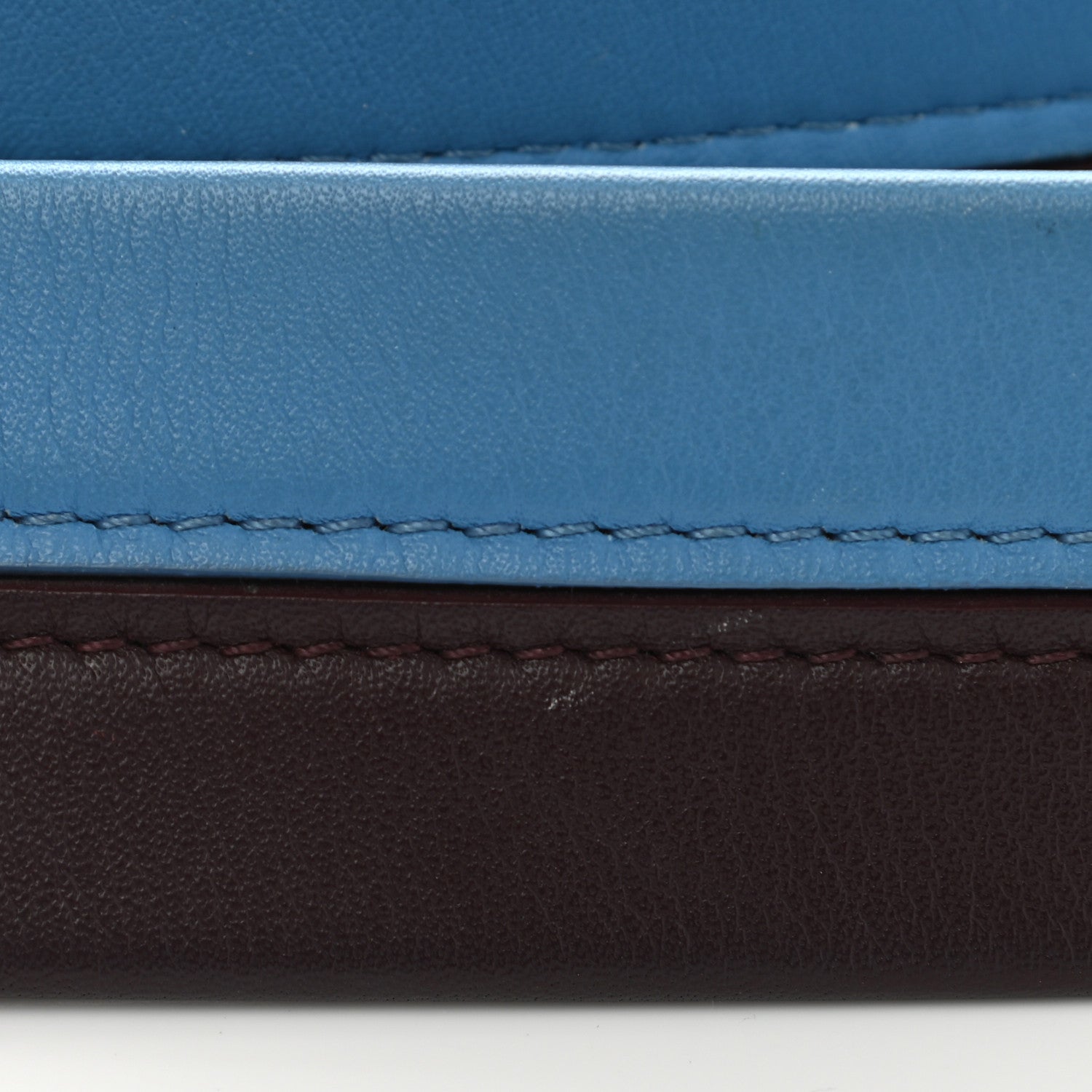 Louis Vuitton Calfskin Cluny MM Shoulder Strap Blue Glacial 8 of 9