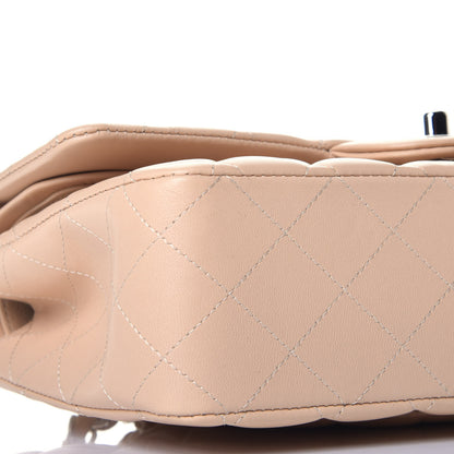 Chanel Lambskin Quilted Medium Double Flap Beige 7 of 8