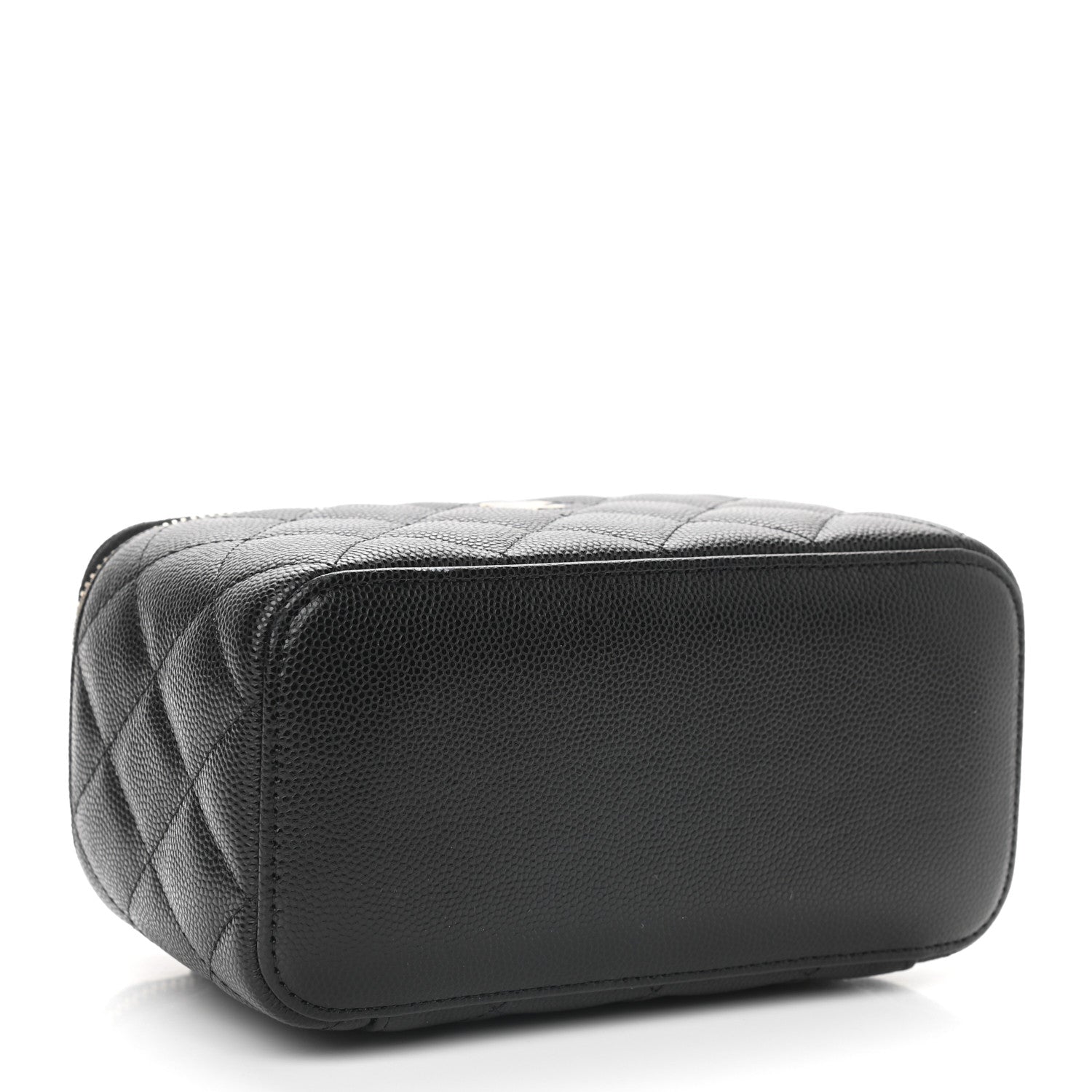 Chanel Caviar Quilted Small Vanity Case With Chain Black 4 of 9