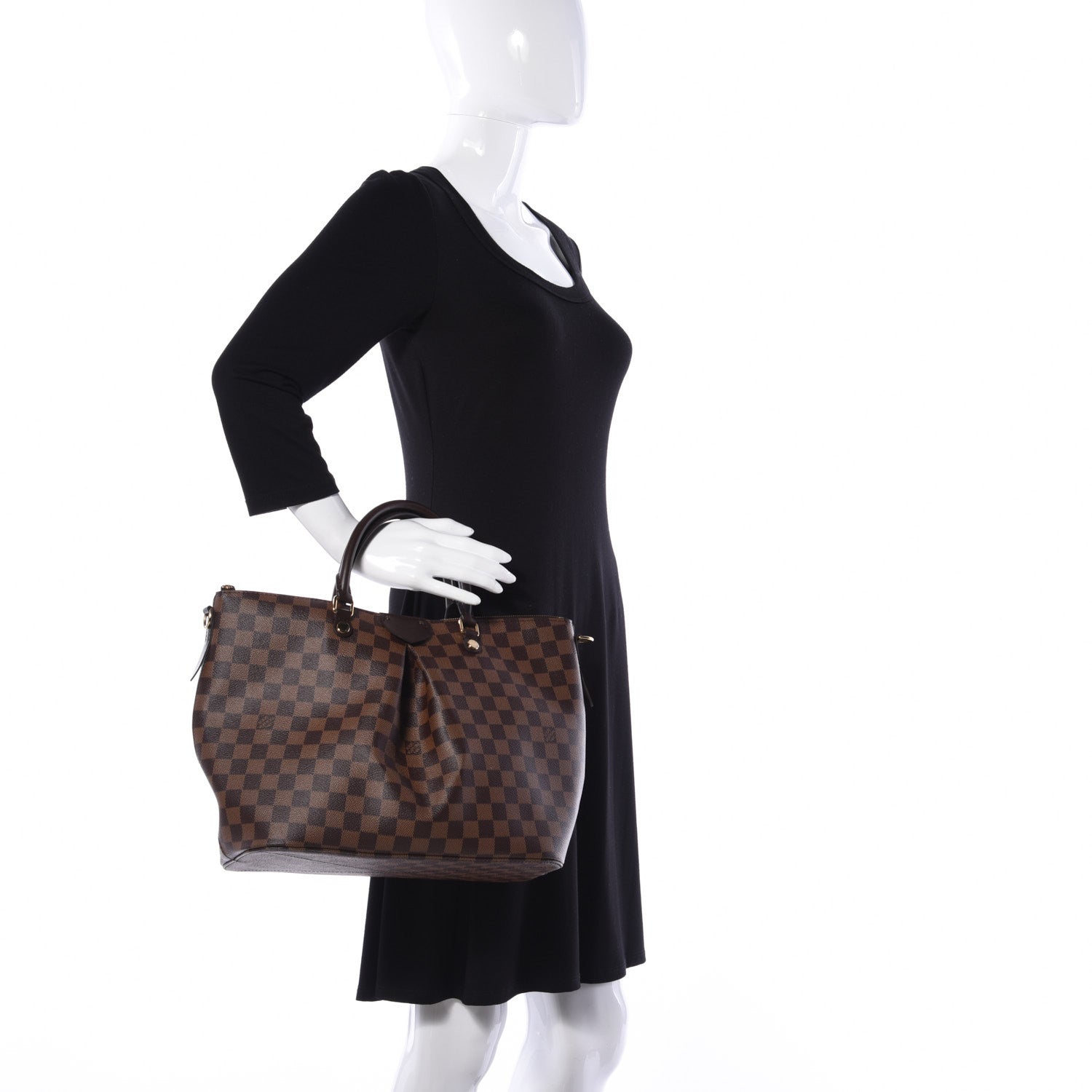 Louis Vuitton Damier Ebene Siena GM 3 of 9