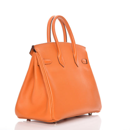 Hermes Epsom Birkin 25 Orange 3 of 24
