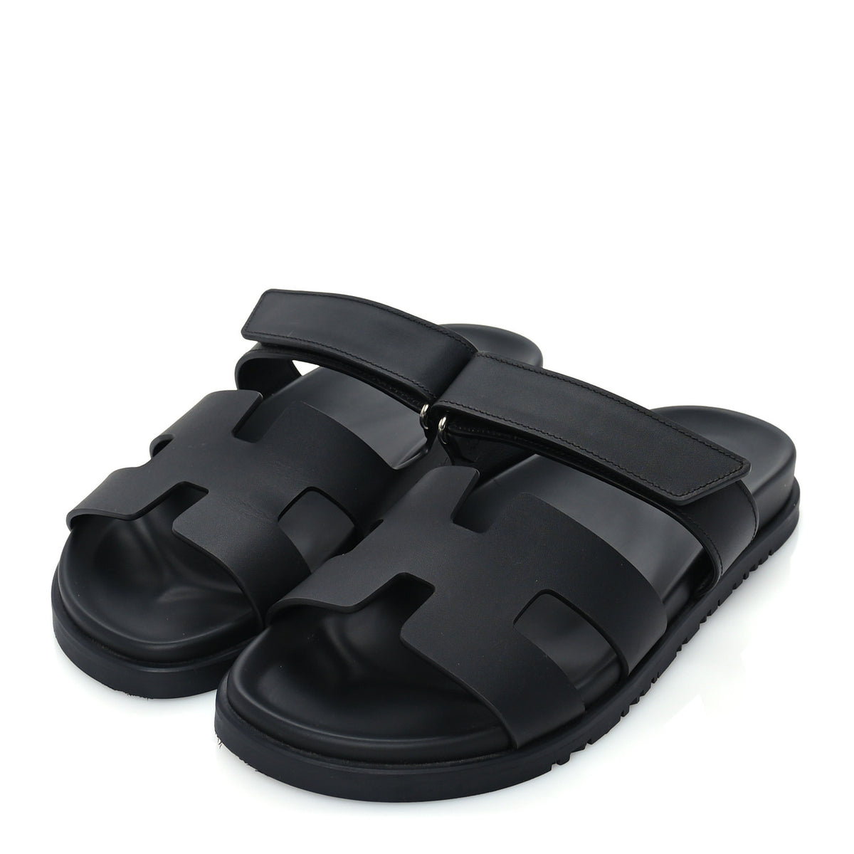 Calfskin Womens Chypre Sandals 38 Black