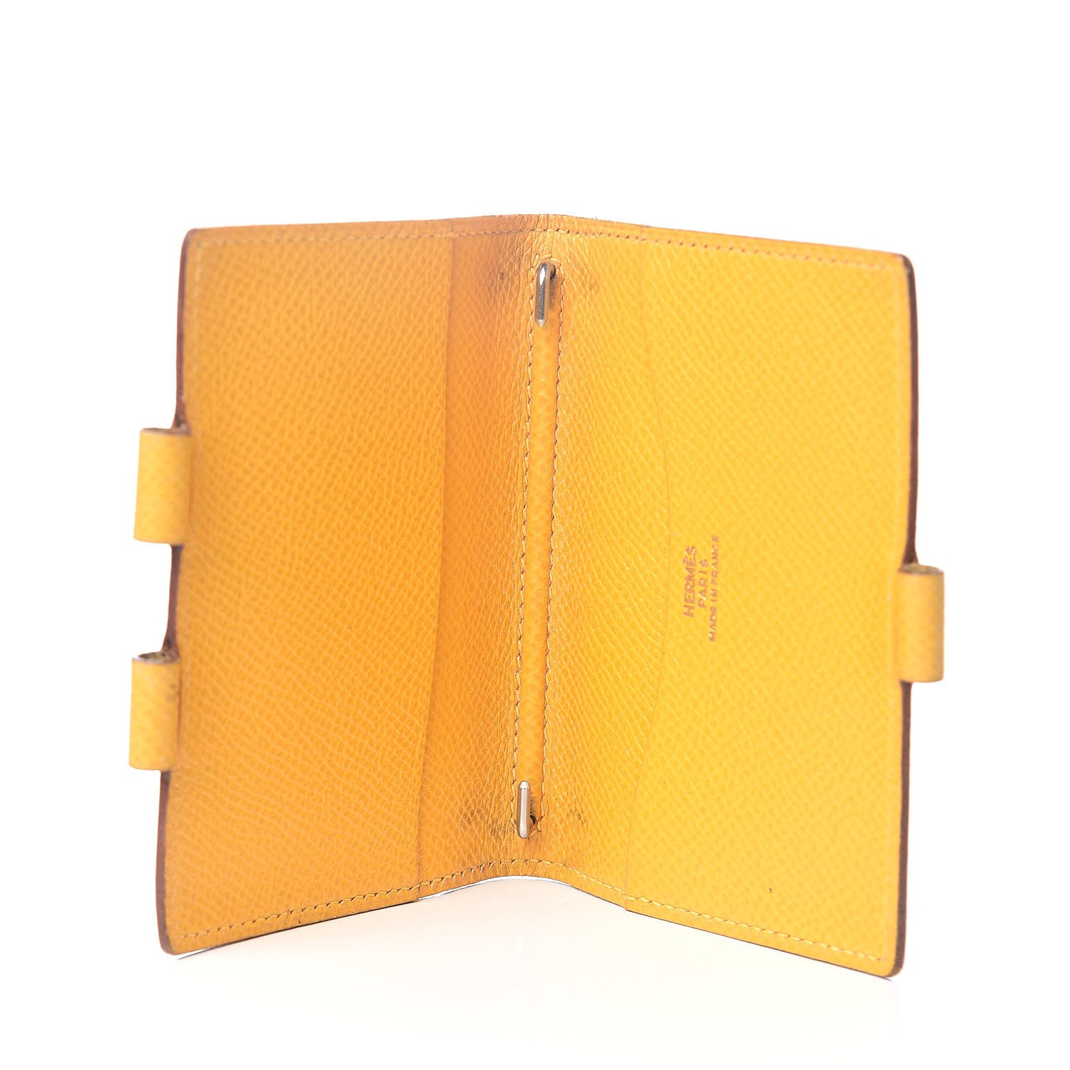 Hermes Courchevel Globe Trotter Agenda Cover PM Jaune 5 of 9