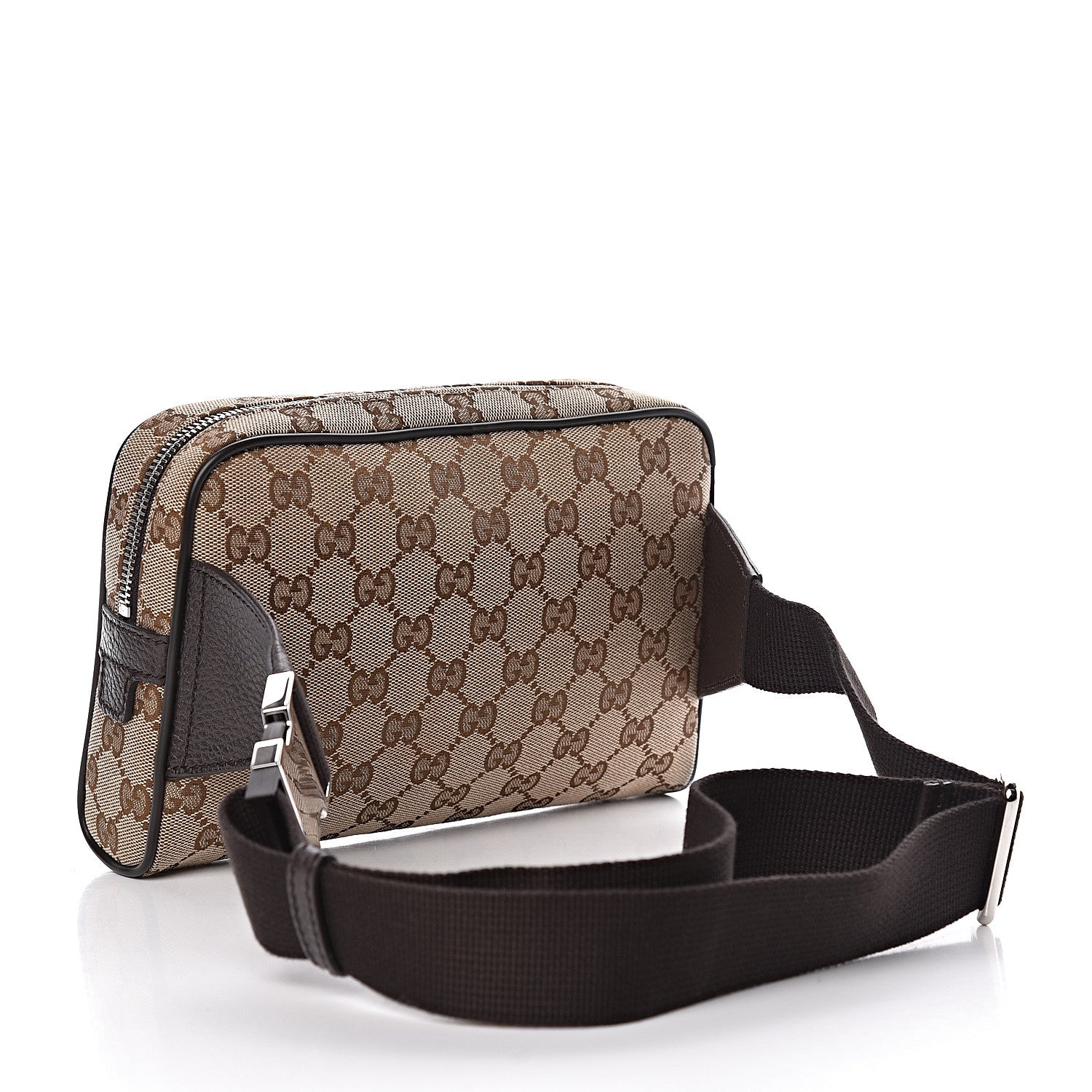 Gucci Monogram Belt Bag Dark Brown 3 of 10