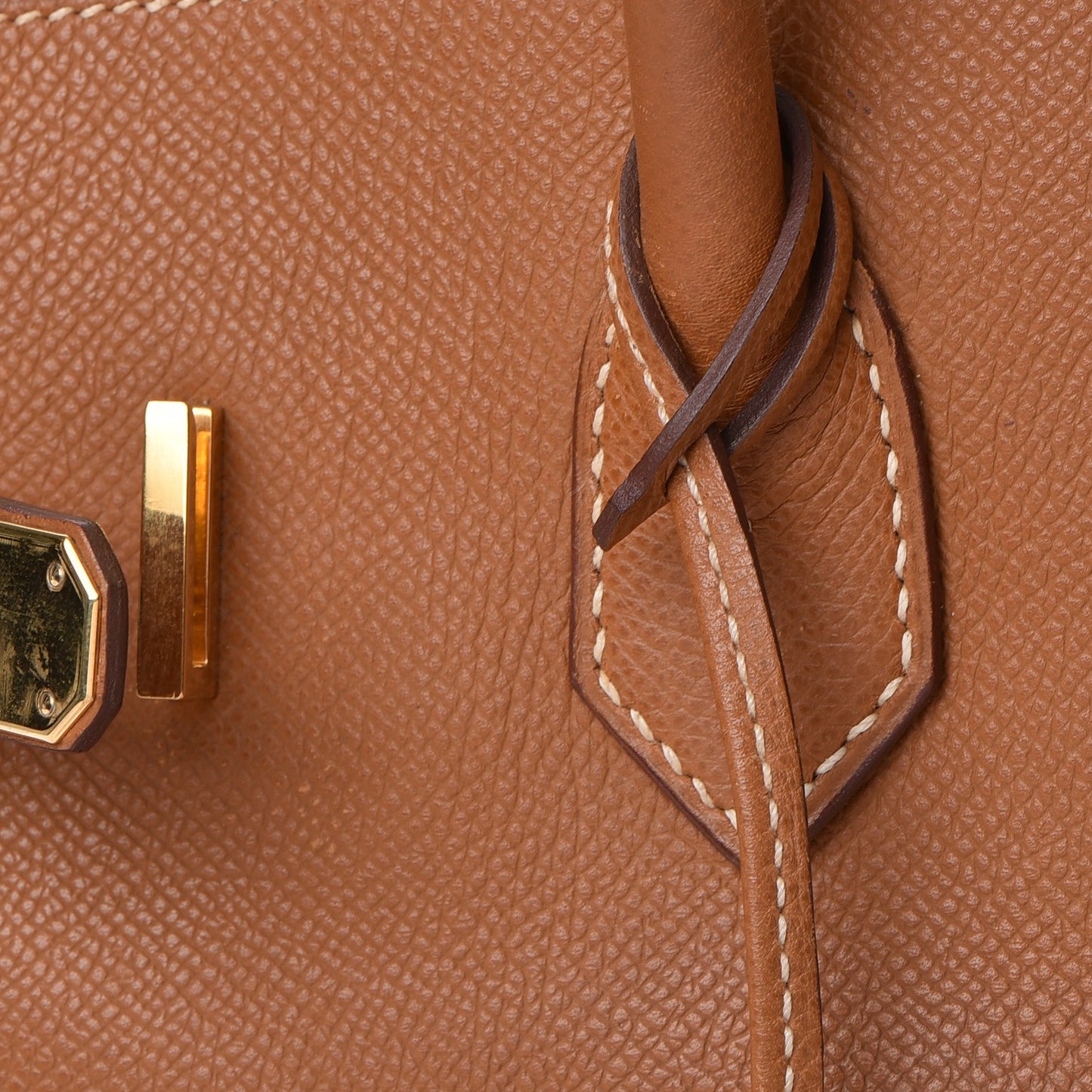 Epsom Birkin 35 Gold