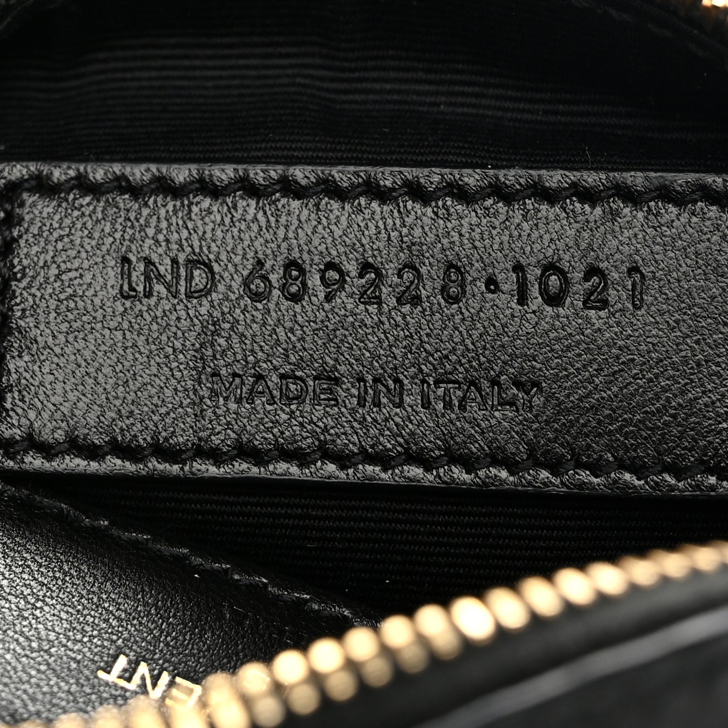 Lambskin Arm Band Pouch Black