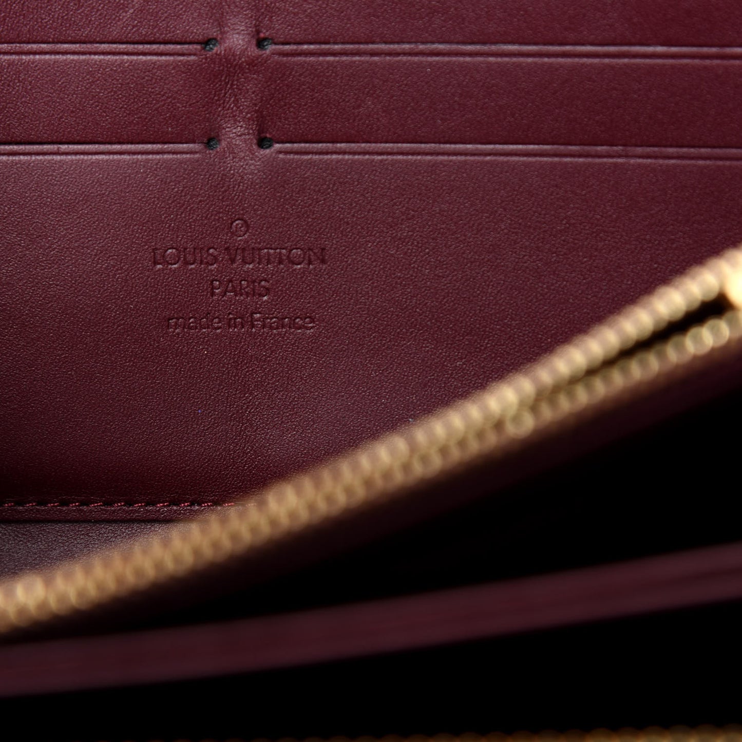 Vernis Zippy Wallet Rouge Fauviste