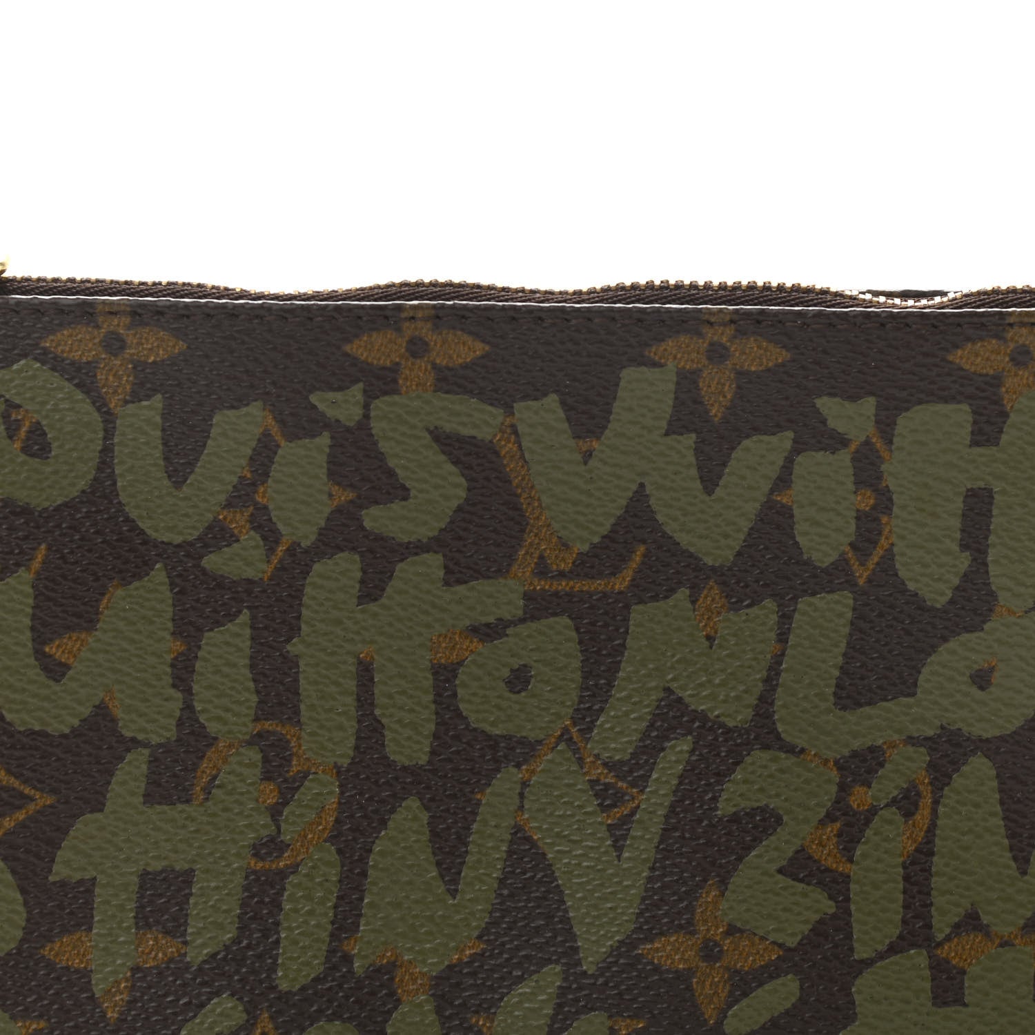 Louis Vuitton Monogram Graffiti Pochette Accessories Kaki 15 of 17