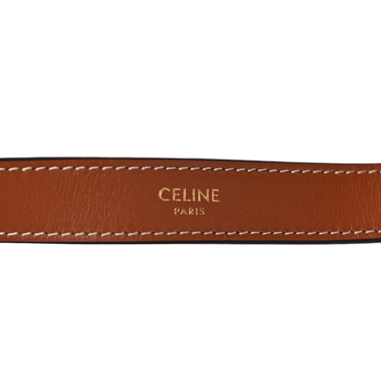Triomphe Canvas Calfskin Ava Shoulder Bag Tan
