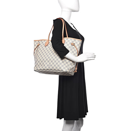 Louis Vuitton Damier Azur Neverfull MM 2 of 12